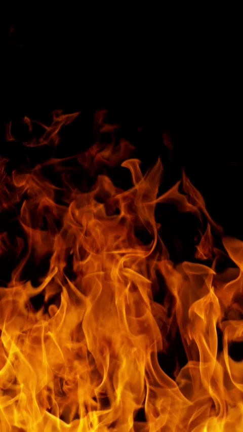 Super Slow Motion of Fire. Stock Footage 293341608