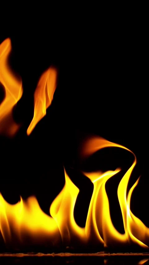 Super Slow Motion of Fire. Stock Footage 293342759