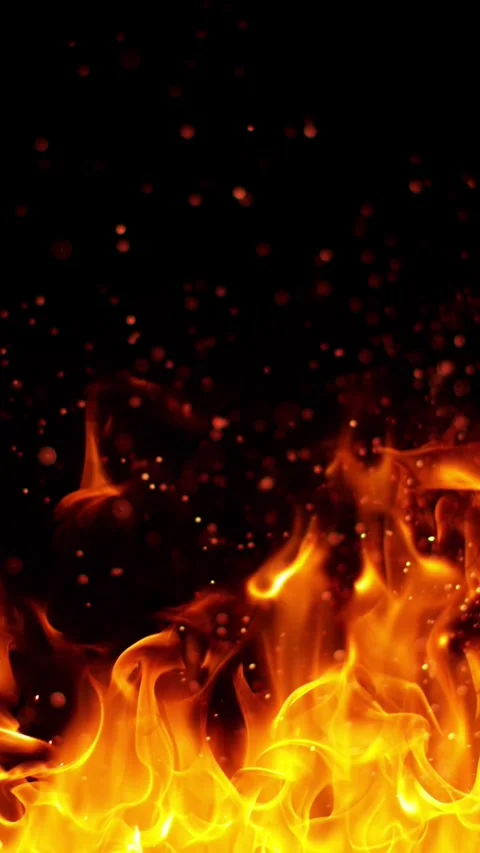 Super Slow Motion of Fire. Stock Footage 293345429