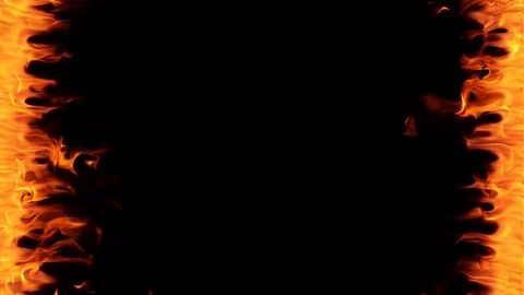 Super slow motion of fire frame isolated... | Stock Video | Pond5