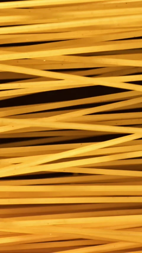 Super slow motion flying spaghetti pasta . Filmed on a high-speed camera at 1000 Stock Footage 335378685
