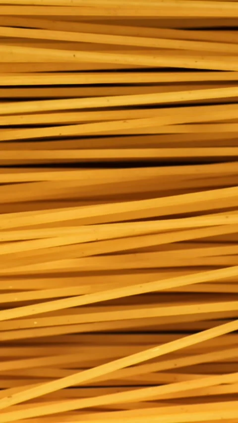 Super slow motion flying spaghetti pasta . Filmed on a high-speed camera at 1000 Stock Footage 335382463