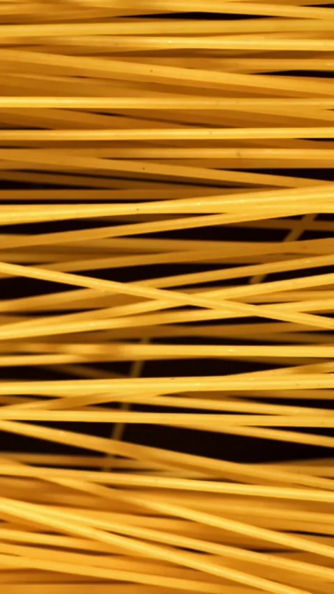 Super slow motion flying spaghetti pasta . Filmed on a high-speed camera at 1000 Stock Footage 335384330