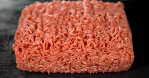 Super Slow Motion Highspeed Macro Shot Showcasing Textural Complexity Of Raw 库存影片 333485166