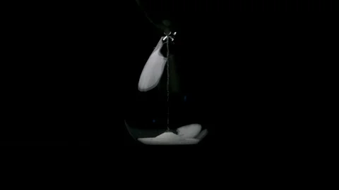 Super Slow Motion of Hourglass Stock Footage 270325812