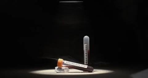 Super Slow Motion Phlebotomist Sample Under Clinical Spotlight, Super Slow 動画素材 335109247