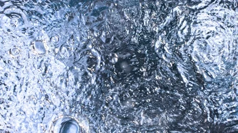 Super slow motion of raining water drops in detail. Stock Footage 159109654