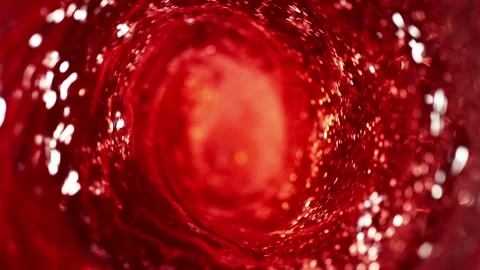 Super slow motion of red wine in whirl shape Stock Footage 211710515