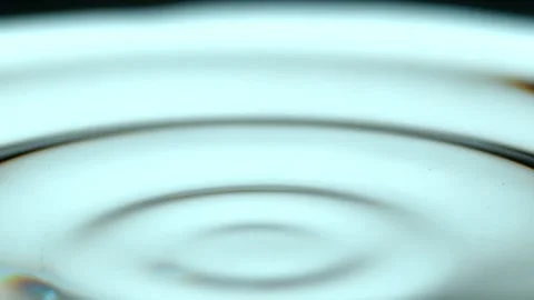 Super Slow motion Ripples on clear water 스톡 동영상 260270331