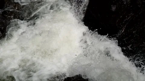 Super slow motion of rippling water Видео 296736959