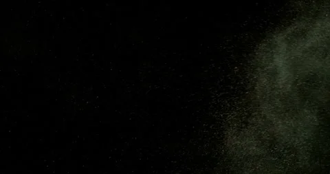 Super slow motion sandstorm and dust blizzard effect Video stock 325659898