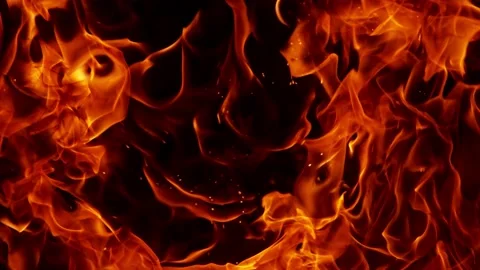 Super Slow Motion Shot of Burning and Sparkling Abstract Background at 1000 fps. Stock Footage 162662877