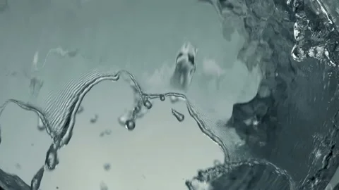 Super Slow Motion Shot of Clear Water 300 fps. Stock Footage 149897471