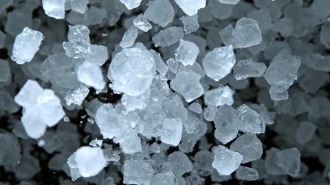 Super Slow Motion Shot of Exploding Crushed Ice Towards Camera at 1000fps. Stock Footage 120371931