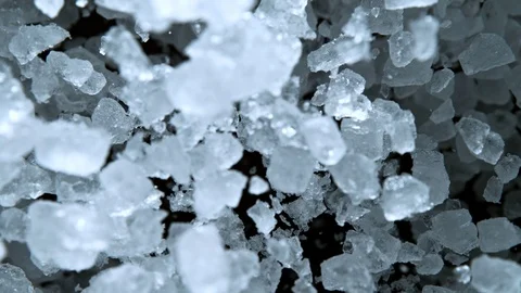 Super Slow Motion Shot of Exploding Crushed Ice Towards Camera at 1000fps. Stock Footage 120515905