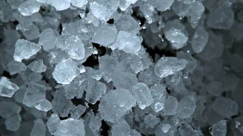 Super Slow Motion Shot of Exploding Crushed Ice Towards Camera at 1000fps. Stock Footage 120638215