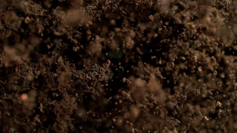 Super Slow Motion Shot of Exploding Substrate Towards Camera at 1000fps. 库存影片 328589850