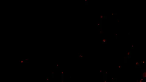Super Slow Motion Shot of Fire Sparks Isolated on Black Background at 1000fps. Stock Footage 127720225