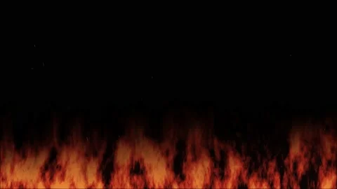Super Slow Motion Shot of Fire Flames Isolated on Black Background at 1000fps. Video stock 171164720