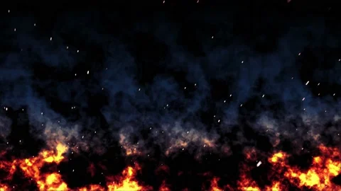 Super Slow Motion Shot of Fire Flames Isolated on Black Background at 1000fps. Video stock 171341396