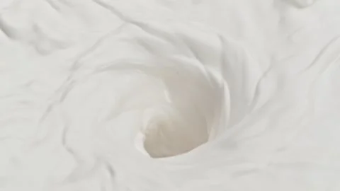 Super Slow Motion Shot of Fresh Milk Vortex at 1000 fps. 스톡 동영상 153116868