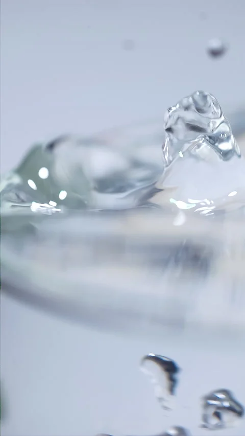 Super Slow Motion Shot of Fresh Blueberries with Splashing Water Isolated on Stock Footage 236277337