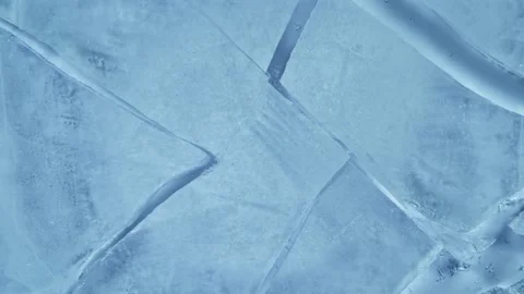 Super Slow Motion Shot of Ice Breaking at 1000 fps. Stock Footage 146485206