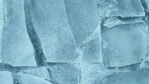 Super Slow Motion Shot of Ice Breaking at 1000 fps. Stock Footage 146724080