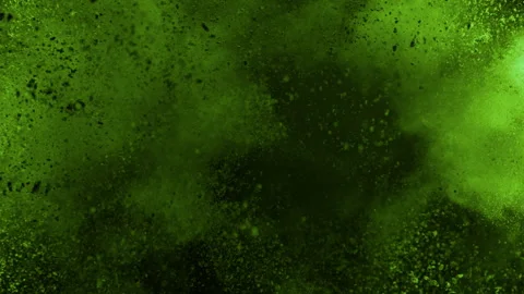 Super Slow Motion Shot of Matcha Powder Exploded Towards Camera at 1000fps. Video stock 313738232
