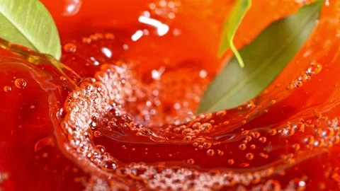 Super Slow Motion Shot of Pouring Tea Stock Footage 148282784