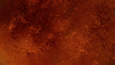 Super Slow Motion Shot of Red Chilli Spice Explosion at 1000fps. Stock Footage 274704849
