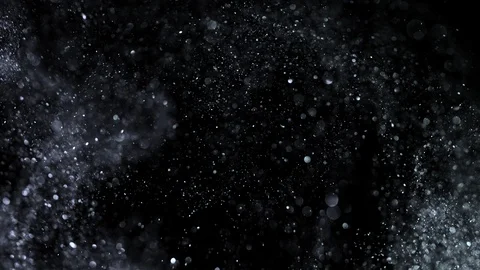 Super Slow Motion Shot of SIlver Glitter Background at 1000fps. Stock Footage
