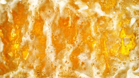 Super Slow Motion Shot of Splashing Beer Wave Background at 1000fps. Stock Footage 247489443