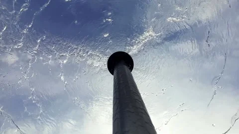 Super Slow Motion Shot of Water at 1000 fps. Waterfall at 1000 frames per second Stock Footage 217418293