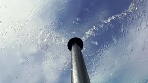 Super Slow Motion Shot of Water at 1000 fps. Waterfall at 1000 frames per second Stock Footage 217418301