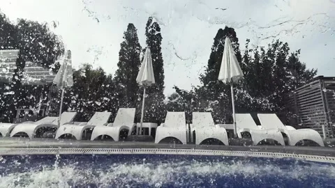 Super Slow Motion Shot of Water at 1000 fps. Waterfall at 1000 frames per second Stock Footage 217418310