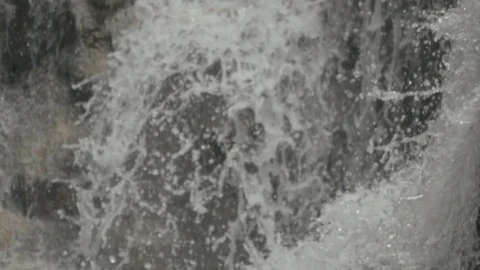 Super slow motion shot of waterfall Stock Footage 75618682