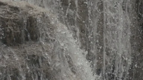Super slow motion shot of waterfall Stock Footage 75618715
