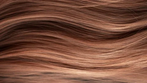 Super Slow Motion Shot of Waving Brown Hair at 1000 fps. Vidéo 200802252