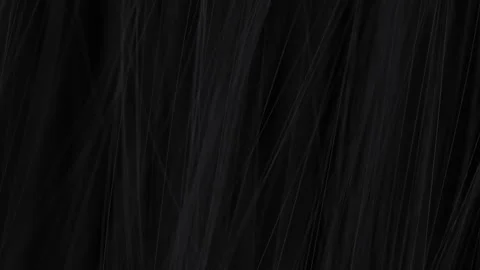 Super Slow Motion Shot of Waving Black Hair at 1000 fps. Stock Footage 330438976