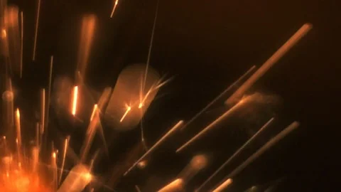 Super slow motion of sparkler stick christmas new year party birthday background Stock Footage 119644748