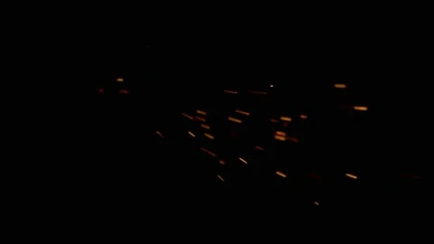Super Slow Motion Of Sparks From Welding On Black Background. Vídeo Stock 200037166