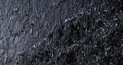 Super slow motion of water surface on light blue background. Stock Footage 269903096