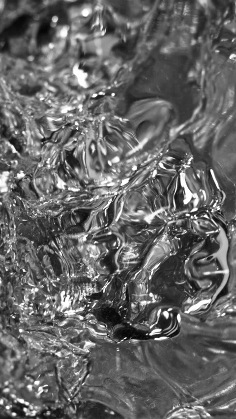 Super Slow Motion of Water Waves in Detail. Stock Footage 308708760