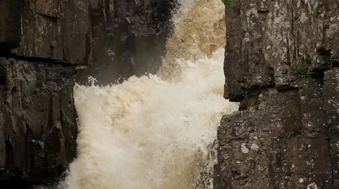 Super Slow Motion Waterfall Close Up 스톡 동영상 43619379