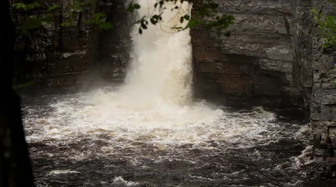 Super Slow Motion Waterfall 스톡 동영상 43619536