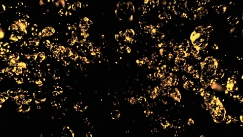 Super slow motion of whisky drops splashing. Stock Footage 170729166
