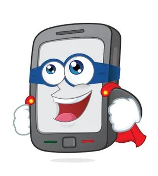 Super smartphone Stock Illustration