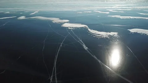 Super smooth ice and snow Stock Footage 100135797