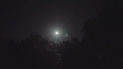 Super Snow Moon Steady Stock Footage 103652302